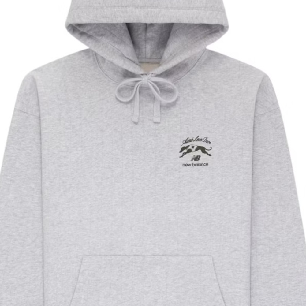 Aime Leon Dore x New Balance 997 Drop Needle Hoodie Grey Limited Edition Large